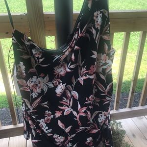 WHBM one shoulder blouse